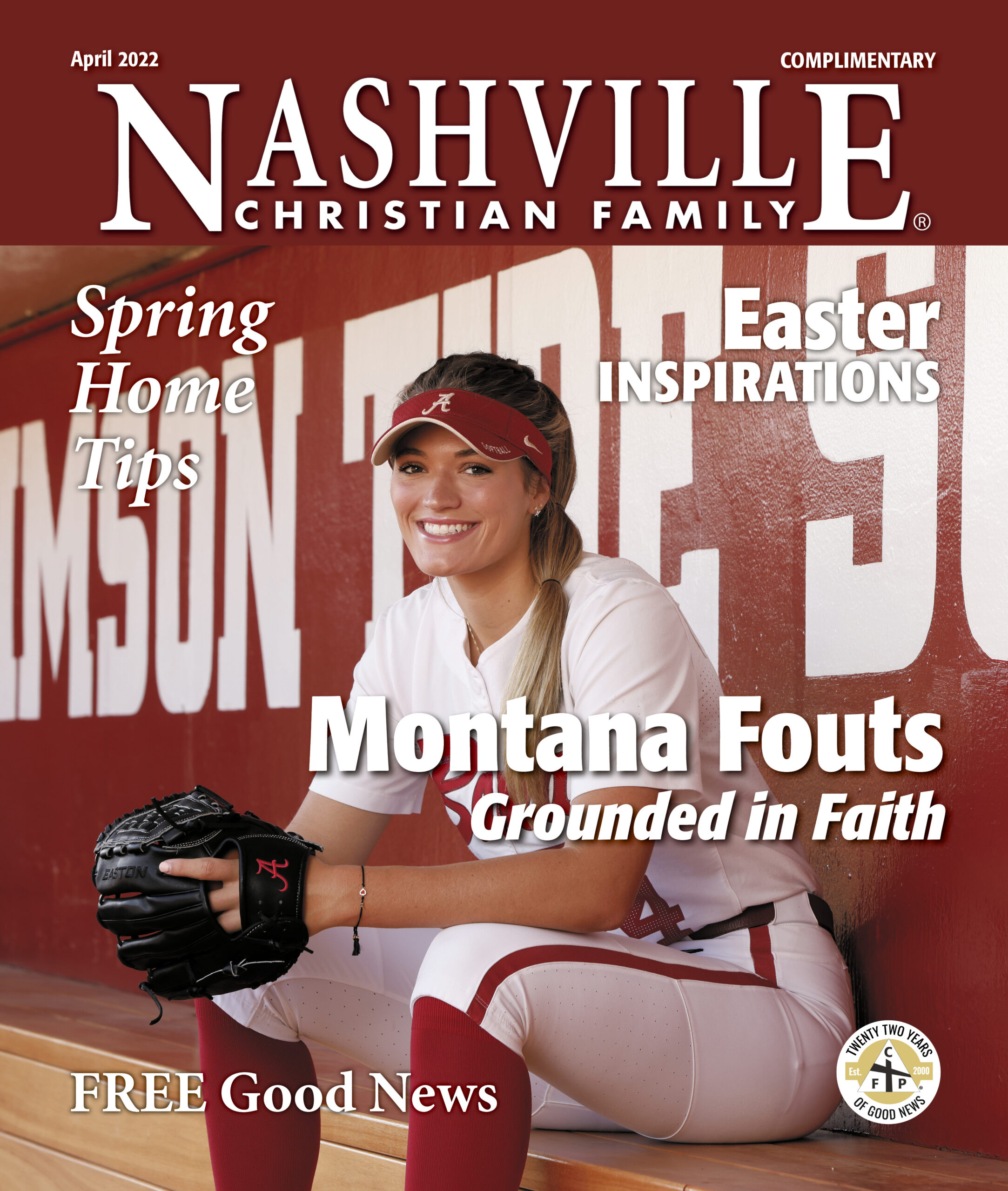 April 2022 Cover artwork featuring Montana Fouts | April 2022 Issue - Free Christian Lifestyle Magazine | Nashville Christian Family Magazine