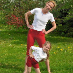Mother & young daughter exercising outside | Nashville Christian Family Magazine - Free Christian Magazine
