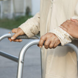 Caring for the Elderly & Your Senior Love Ones - Senior Women using a walker to corss the street | Nashville Christian Family Magazine - Free Christian Magazine