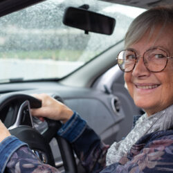 Senior woman in the driver's seat - | Free Issue of the Nashville Christian Family magazine - Free Christian Magazine