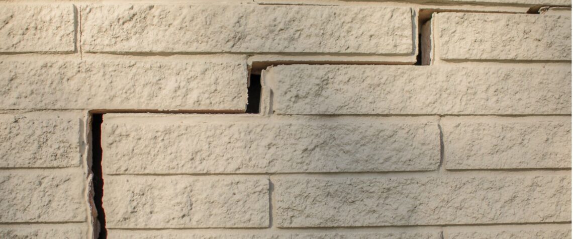 That Small Crack In the Basement Wall, No Problem, Right? - Cracked brick on home | Nashville Christian Family Magazine - June 2023 issue - Free Christian Magazine