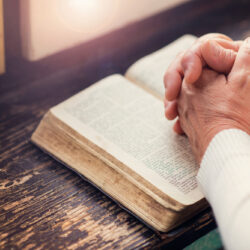 Elderly hands on a Bible | Nashville Christian Family Magazine - free Christian magazine