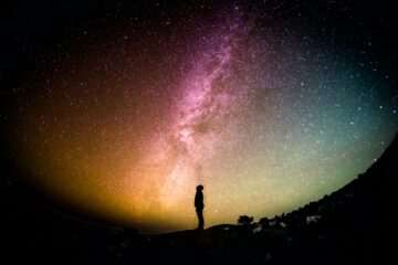 Does God Exist? - silhouette of man looking into space | Nashville Christian Family Magazine August 2023 issue - free Christian magazine