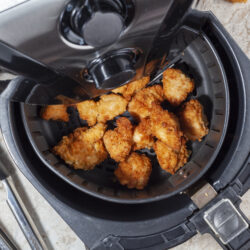 Close Up Flat Lay Image Of An Air Fryer Oven On Kitchen Countert | Nashville Christian Family Magazine