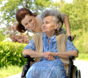 senior woman in a wheelchair | Nashville Christian Family Magazine - September 2024 issue