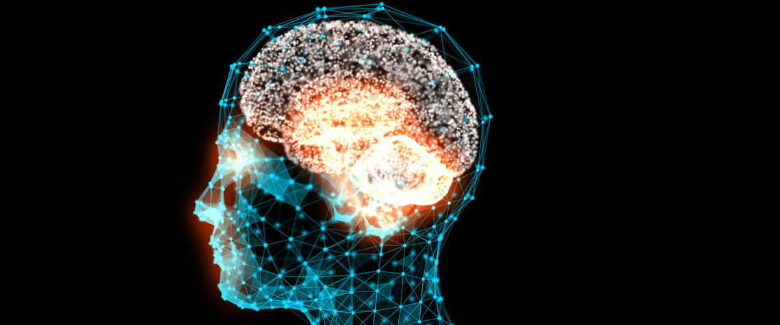 Transparent human head with a brain in 3d space. | Nashville Christian Family Magazine