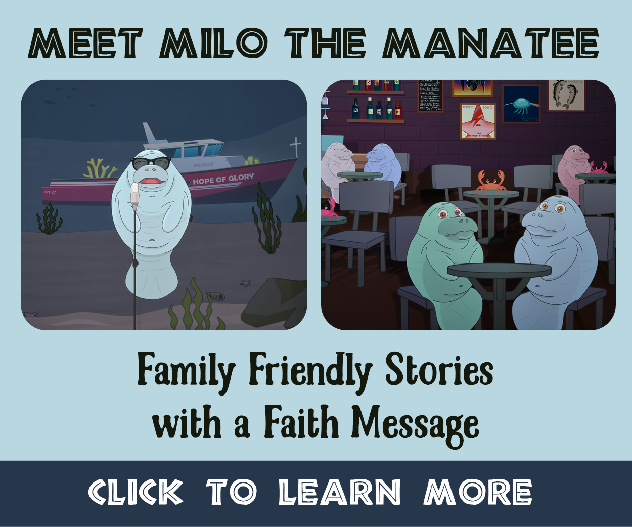 Milo the Manatee web 300x250